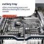 Hotpoint Maxi Space Freestanding Dishwasher - C-Rated, Silver