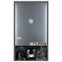 Refurbished electriQ eiQUFFS Freestanding 80 Litre Under Counter Fridge Freezer Silver