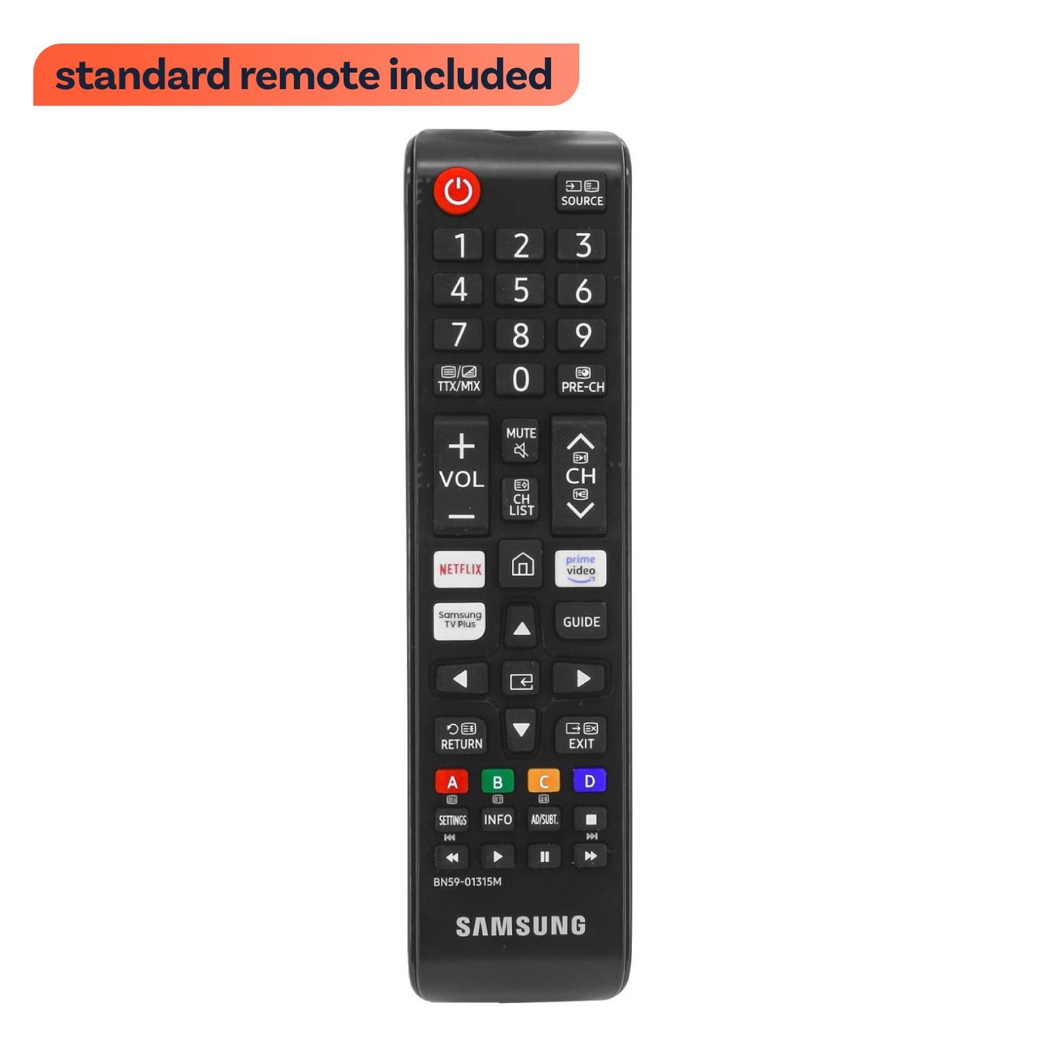 Samsung standard remote